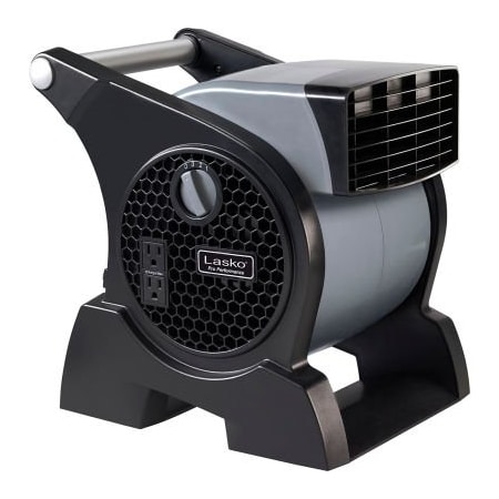 Almo Fulfillment Services Lasko Pivoting Utility Fan, 3 Speed, Black 4905